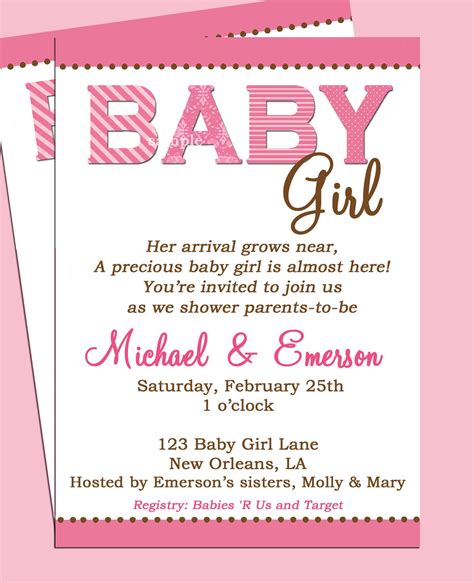 Baby Shower Invitation Printable Or Printed With Free Shipping