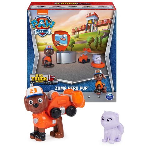 Buy Paw Patrol Big Truck Pups Zuma Action Figure With Clip On Rescue