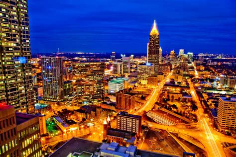 Atlanta Skyline Photography At Night Atlanta Photographer Chris Hamilton