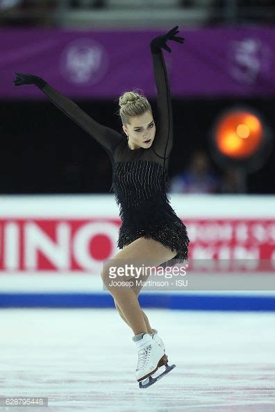 Elena Radionova Of Russia Competes During Senior Ladies Short Program