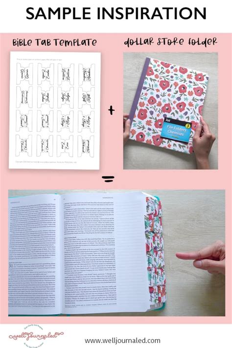 Bible Tabs Printable For Journaling Bible Bible Divider For Etsy