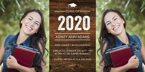 Digital graduation announcements for modern graduates. 4x8 Flat Card Set, 85lb | All Cards | Flat Cards | Cards & Stationary | Walgreens Photo in 2020 ...