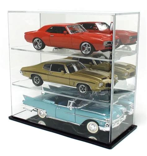 Wall Mounted 124 Scale Clear Plexiglass Acrylic Diecast Model Car