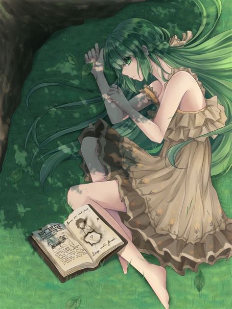 59 Best Pictures Anime Girls With Green Hair Long Hair Green Hair