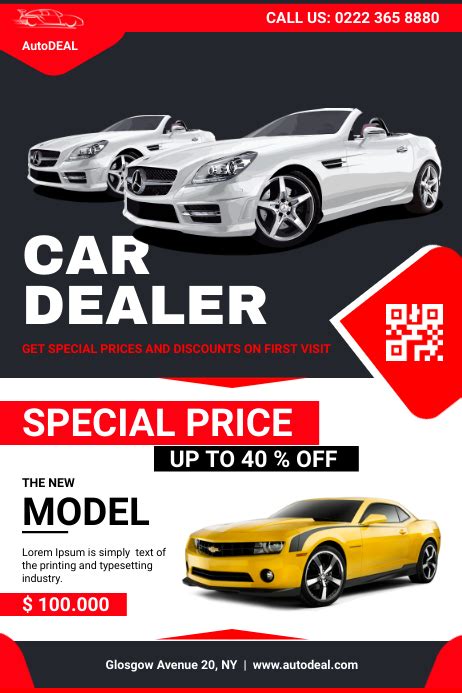 Car Sale Flyer Template Postermywall