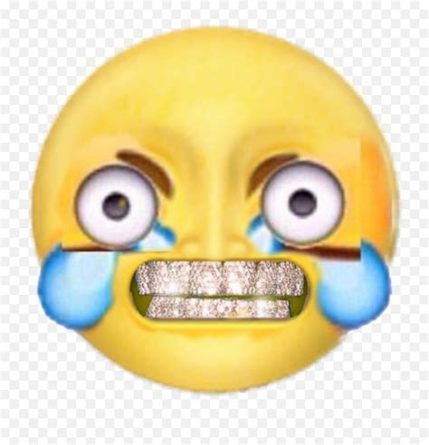 Yeet Gang Emoji Emoticon Open Eye Crying Laughing Emoji Pngyeet