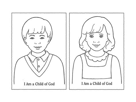 Starry Shine Children Of God Coloring Pages