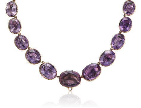 Antique Amethyst Riviere Necklace Christies