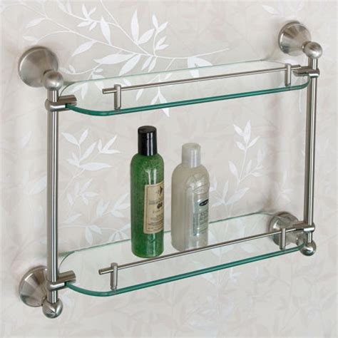 One of the best glass bathroom shelves currently in the market is this unit from geekdigg. Ballard Tempered Glass Shelf - Two Shelves - Bathroom