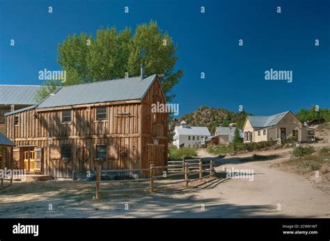 Historical Buildings At Silver City Ghost Town In Owyhee Mountains