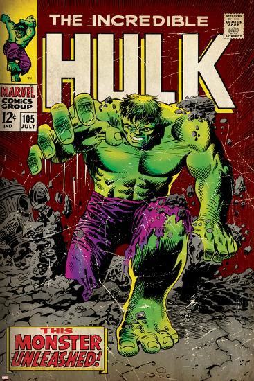 Marvel Comics Retro The Incredible Hulk Comic Book Cover