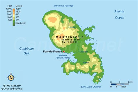 Martinique Location On World Map United States Map