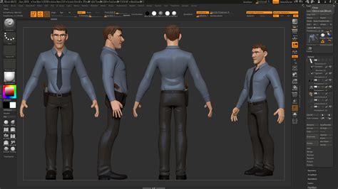 Detective Creating A Stylized Character In Zbrush Tutorial — Polycount