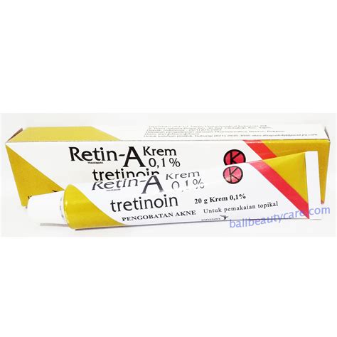 Retin A Cream 20g 01 Tretinoin