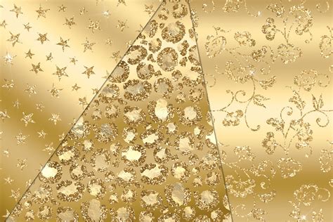 Sparkling Gold Digital Paper By Digital Curio Thehungryjpeg