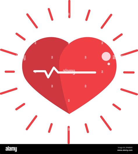 Cuidados De Salud De Los Latidos Del Corazón Imagen Vector De Stock Alamy