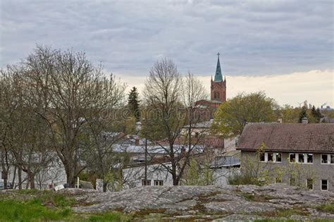 Cityscape View Of Uusikaupunki Finland Stock Photo Image Of Trees