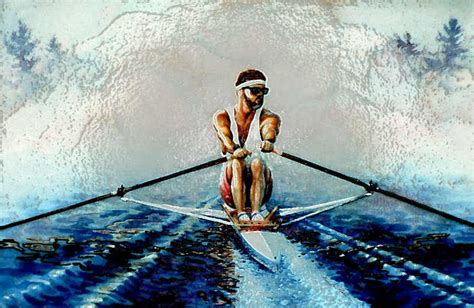 Henley Royal Regatta Scull Rowing Painting