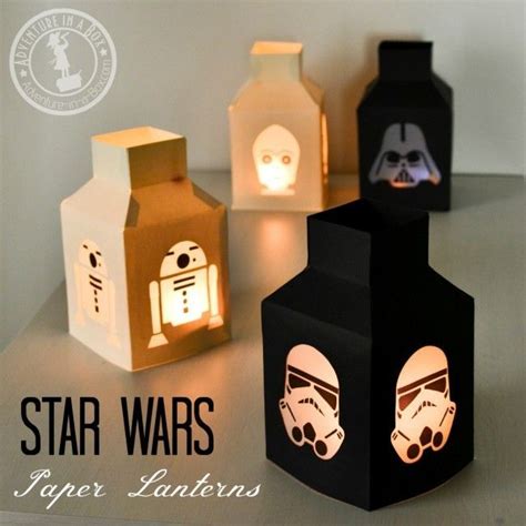 Star Wars Paper Lanterns Star Wars Party Decorations Star Wars Crafts Star Wars Origami