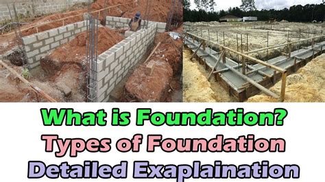 What Are The Types Of Foundation Describe Types Of Foundation In