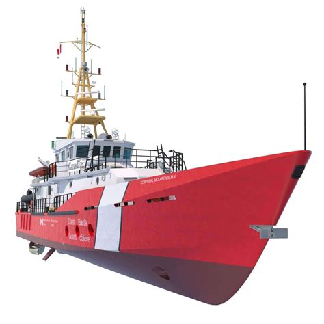 Hero Class Canadian Coast Guard Vessel 3d Model By Arqart