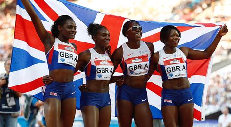 World Relays Womens 4x100m Team British Athletics