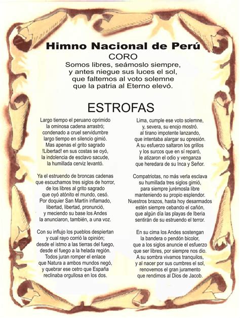 Himno Nacional Del Peru
