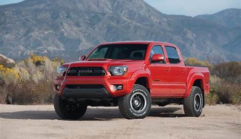 toyota tacoma trd sport red