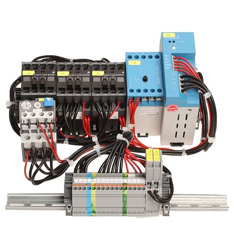 Simultaneously, timer ne555 (ic1), which is configured as a. Automatic star-delta starters on DIN standard rails