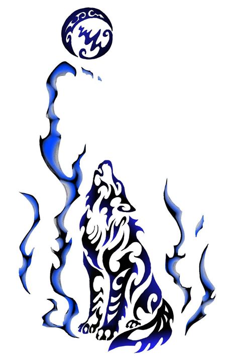 🔥 Free Download Fire Wolf Tribal Tatoo By Naruto5289 621x695 For Your