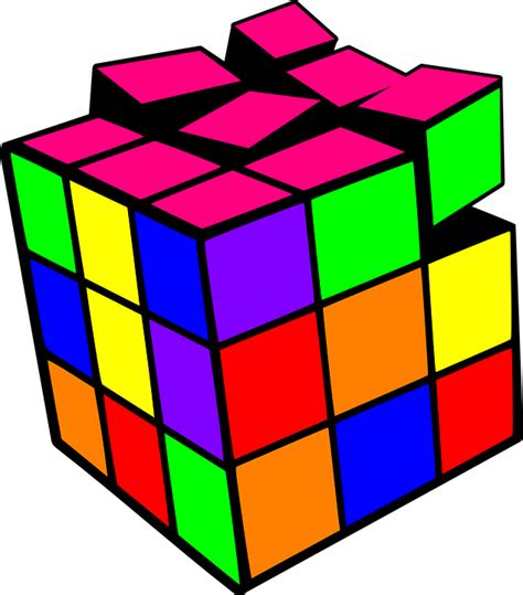 Rubiks Cube Toy Free Vector Graphic On Pixabay