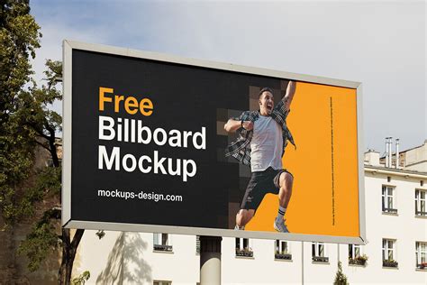 Free Urban Street Billboard Mockup Psd Psfiles