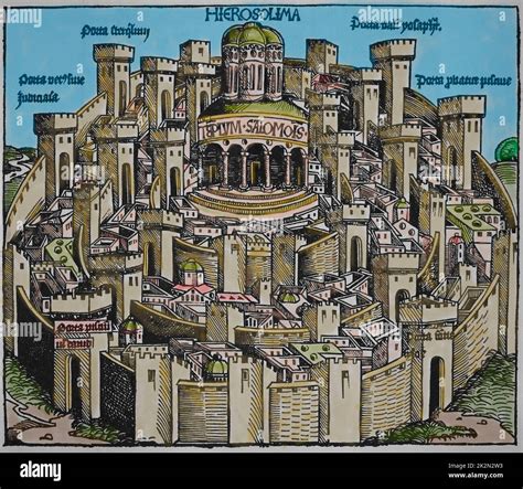 Middle Ages Holy Land Jerusalem Hierosolima The Nuremberg