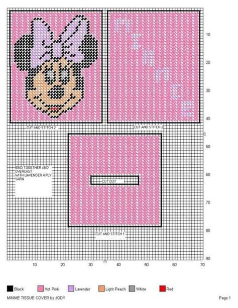 Minnie Mouse Tissue Box Cover