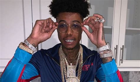 Blueface Accused Of Making It Rain With Fake Money On Skid Row Knee