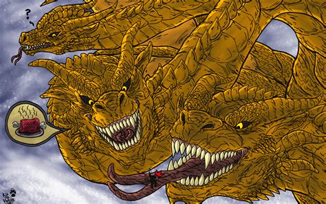 A rival alpha to godzilla. Godzilla KOTM 2019: King Ghidorah! by KitVulpin -- Fur ...