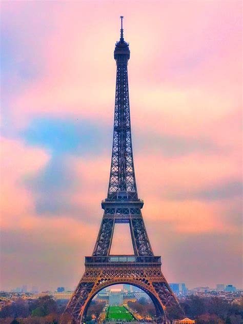 Paris France Eiffel Tower Parisian Landmark Expositi