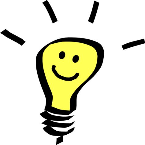 Smiling Light Bulb Clip Art At Vector Clip Art Online