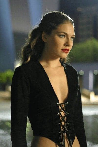 Alexa Davalos Sexy Photo In Lace Up Knitted Top In Black R