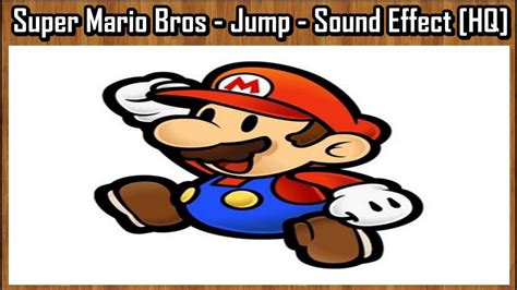 Super Mario Bros Jump Sound Effect Hq Youtube