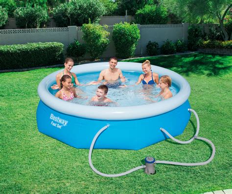 Fast Set Inflatable Pool Has Easy Set Up And Low