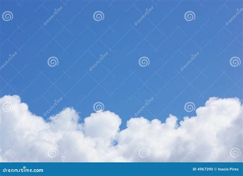 Blue Sky With White Cloud Stock Photo Image Of Clouds Environment