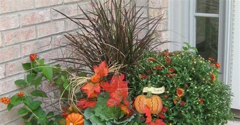 Fall Container Idea Garden Love Pinterest Fall Containers