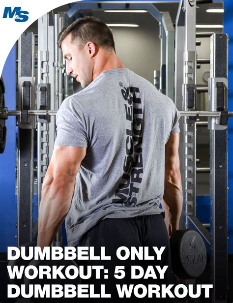 Dumbbell Only Workout 5 Day Dumbbell Workout Split Dumbbell Only