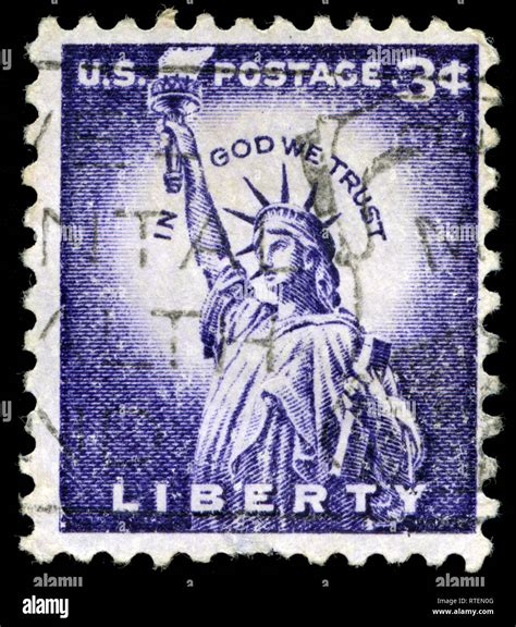 Postage Stamp From United States Of America Usa In The Liberty Issue