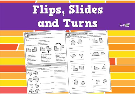 Flips Slides And Turns Teacher Resources And Classroom Games