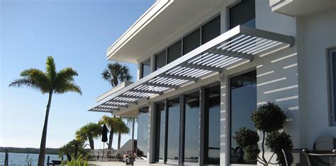 Residential Aluminum Louvered Sunshade Awning Works Inc