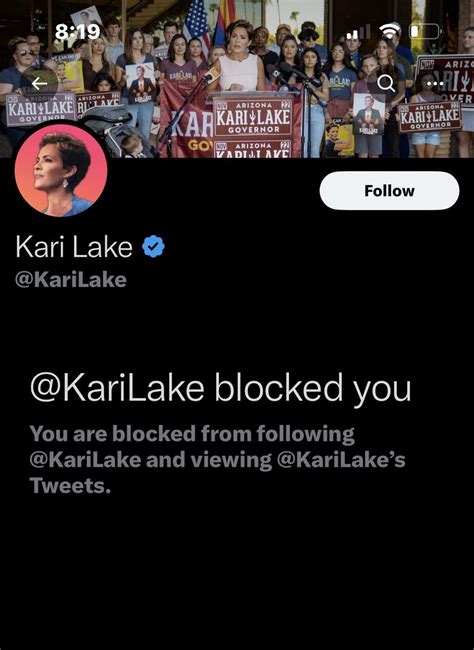 Blocked By Kari Lake Support Group S Blockedbykari Twitter Profile Twstalker Com