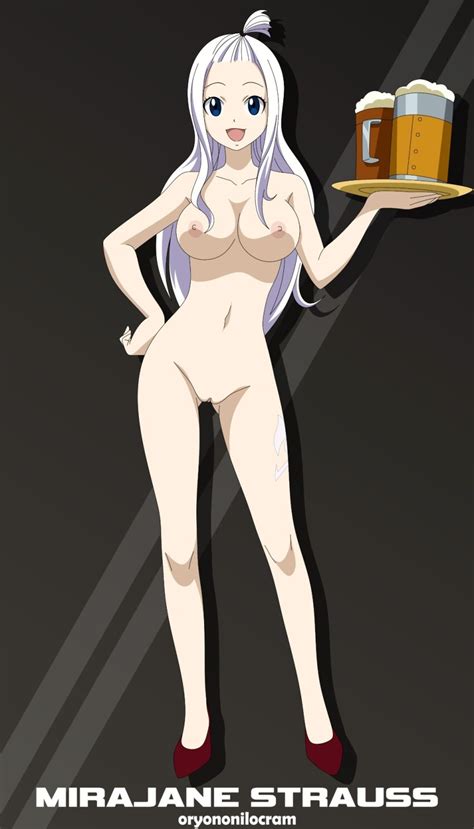 Oryononilocram Mirajane Strauss Fairy Tail Highres Nude Filter Third Party Edit 1girl