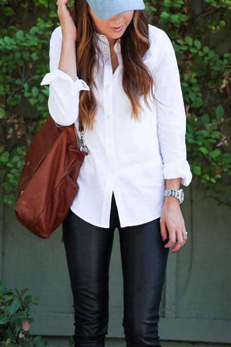 20 Ways To Style The Classic White Button Down The Everygirl